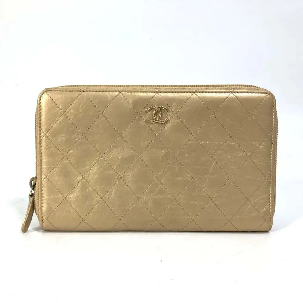 CHANEL Gold Wallet